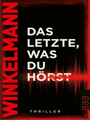 cover image of Das Letzte, was du hörst